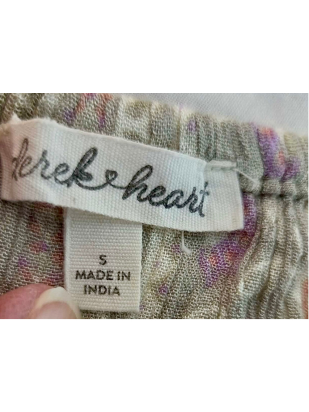 Derek Heart Women’s Paisley Boho Button Front Cami Tank Top Sage Coral Size S W- - Picture 3 of 5